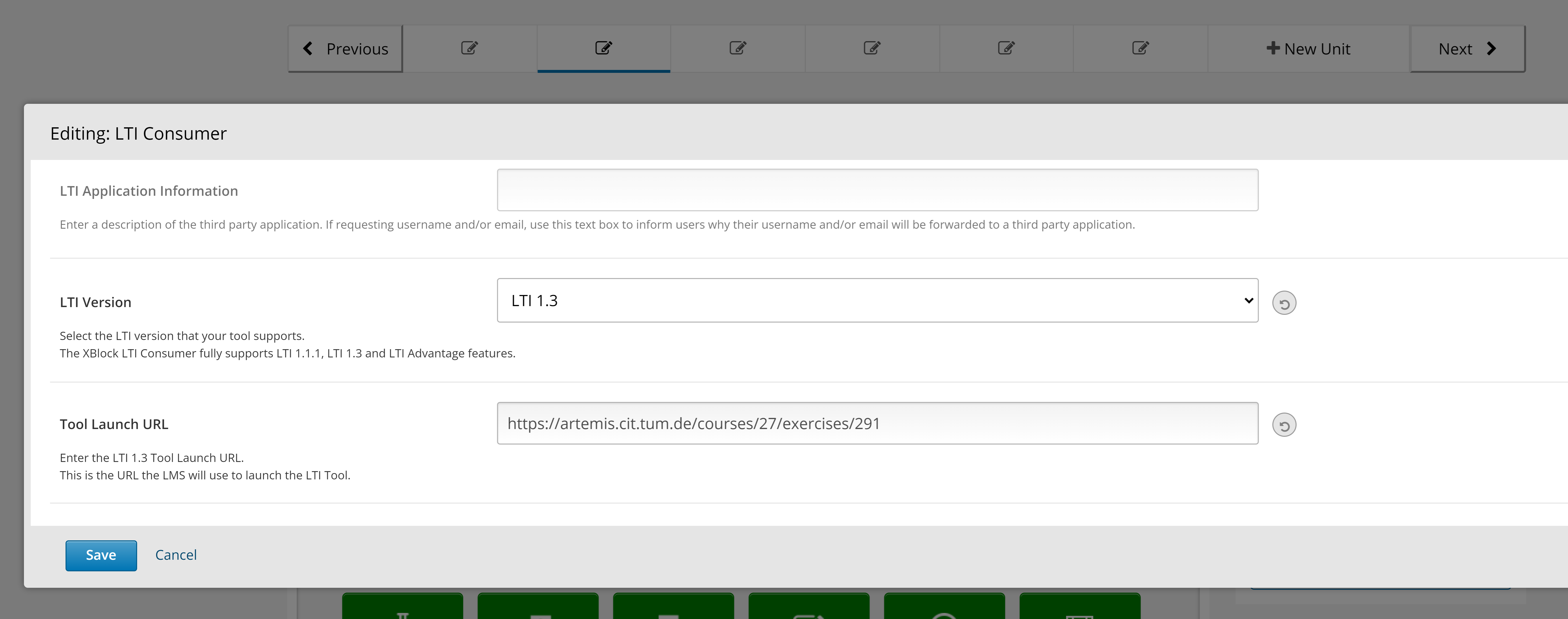 edX - Add Tool URL
